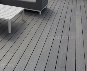 WPC solid decking kits - grey