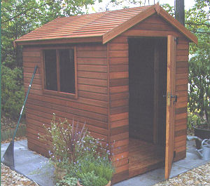 SHEDS xx - Timber slatted roof