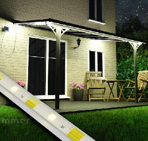 Solar powered string lights - no running costs