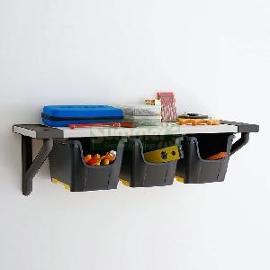 Wall mounted storage bins