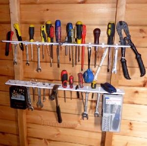 SHEDS xx - Steel tool racks