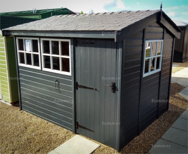 Malvern Heavy Duty Reverse Apex Shed