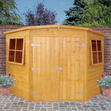 Shire Corner Shed - Double Door, FSC® Certified Shire Corner Shed - Double Door, FSC® Certified