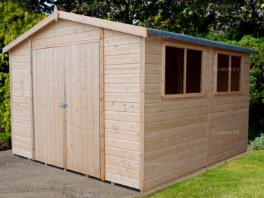 Shire Workspace Apex Shed - Double Door, FSC® Certified