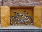 Shire Pent Bike Store Shed - Double Door, FSCĀ® Certified Shire Pent Bike Store Shed - Double Door, FSCĀ® Certified