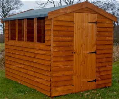 Overlap Apex Shed 070 - Boarded Floor and Roof Overlap Apex Shed 070 - Boarded Floor and Roof