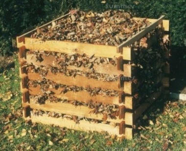 Wooden Slatted Composter 452 - Pressure Treated, Interlocking Logs Wooden Slatted Composter 452 - Pressure Treated, Interlocking Logs