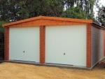 Spar Apex Double Concrete Garage 272 - Brick Posts Spar Apex Double Concrete Garage 272 - Brick Posts