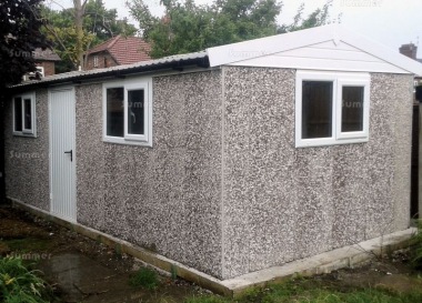 Spar Apex Concrete Shed 782 - PVCu Window and Fascias