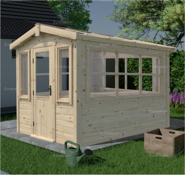 Pressure Treated Potting Shed 689 - Thicker Boards, Fully Glazed Roof, Fitted Free