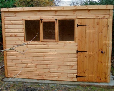 Pent Shed 11 - 2x2 Framing, All T and G, Fitted Free