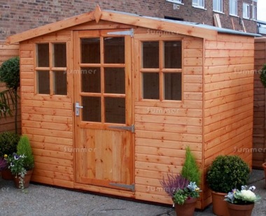 Reverse Apex Shed 13 - Georgian, Fitted Free