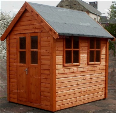 Shiplap Double Door Apex Shed 16 - Steeper Roof