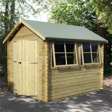 Shire Solway Log Cabin Shed - FSC® Certified Shire Solway Log Cabin Shed - FSC® Certified