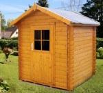 Log Cabin Shed 421 - Apex Roof, 28mm Logs
