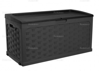 Plastic Storage Box 447 - High Density Polypropylene, Rattan Style