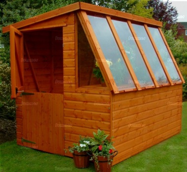Potting Shed 60 - Shiplap, T and G Floor and Roof, Fitted Free