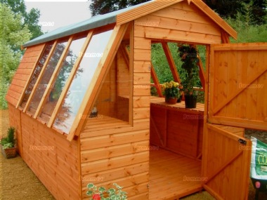 Potting Shed 603 - Apex Roof, Shiplap, All T and G, Fitted Free