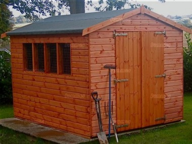 Shiplap Double Door Apex Shed 148 - Extra Tall Workshop, Fitted Free