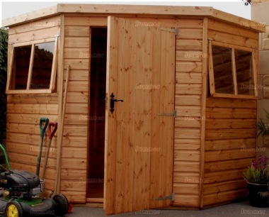 Shiplap Corner Shed 554 - T and G Floor and Roof