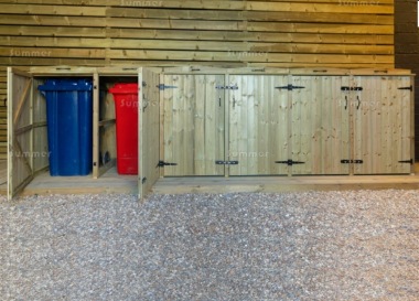 Pressure Treated Wheelie Bin Store 735 - 140L, 180L, 240L, FSC® Certified Pressure Treated Wheelie Bin Store 735 - 140L, 180L, 240L, FSC® Certified