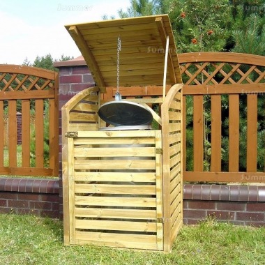 Wheelie Bin Store 186 - Pressure Treated Wheelie Bin Store 186 - Pressure Treated
