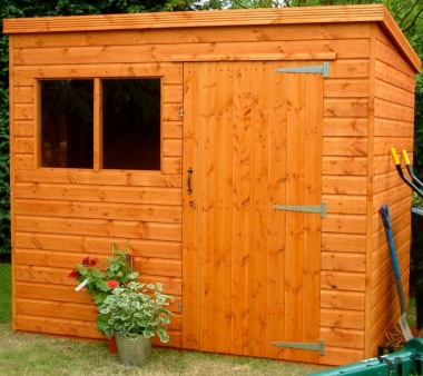 Shiplap Pent Shed 53 - Extra Tall, All T and G, Fitted Free