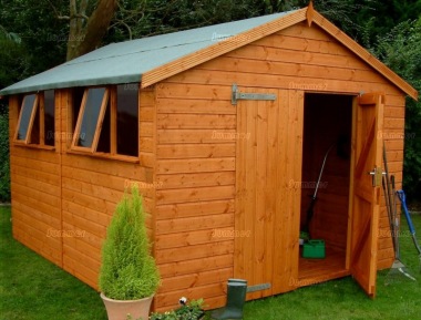 Shiplap Apex Shed 58 - Workshop, Thicker Boards, Fitted Free