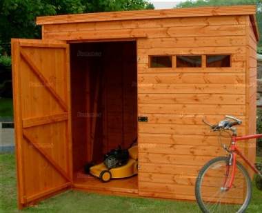 Security Pent Shed 63 - Shiplap, Extra Tall, Fitted Free