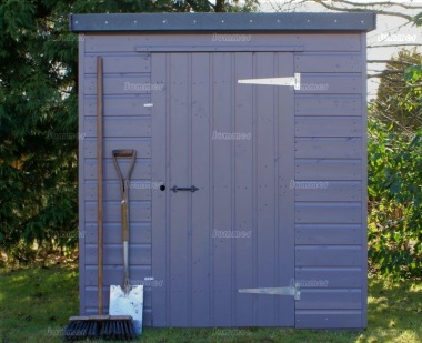 Pent Small Storage Shed 718 - Shiplap, All T and G, Painted, Fitted Free