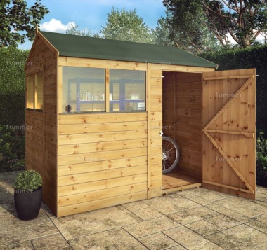 Side Door Apex Shed 314 - Shiplap Side Door Apex Shed 314 - Shiplap