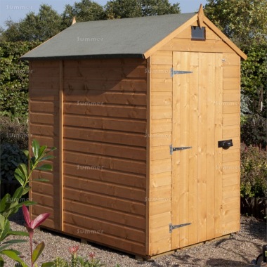 Rowlinson Single Door Security Shed - Apex Roof