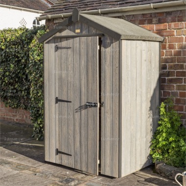 Rowlinson Heritage 4x3 Shed - Grey Wash Paint Finish, FSC® Certified