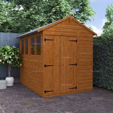 Apex Shed 047 - Fast Delivery, Many Possible Designs, Double Door